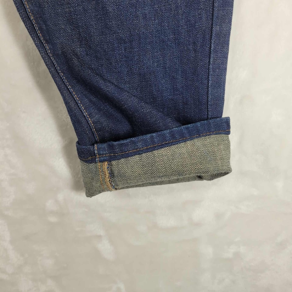 Taylor Stitch Jeans Men's 33 Blue Denim Slim Mid Rise Button Fly Casual Comfort - Picture 6 of 14